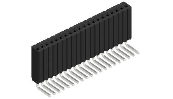 Fischer Elektronik Buchsenleiste (Standard) Anzahl Reihen: 1 10027399 10St.