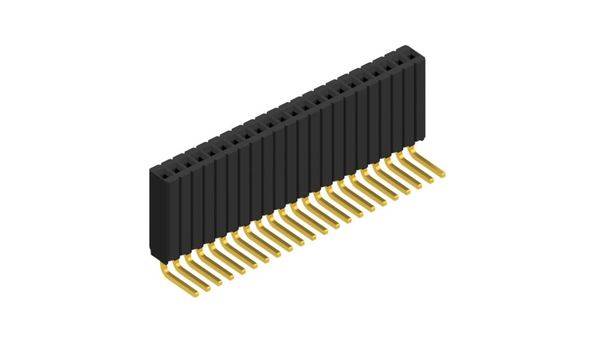 Fischer Elektronik Buchsenleiste (Standard) Anzahl Reihen: 1 10027402 10St.