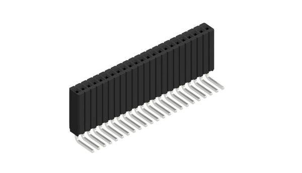 Fischer Elektronik Buchsenleiste (Standard) Anzahl Reihen: 1 10027405 10St.