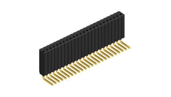 Fischer Elektronik Buchsenleiste (Standard) Anzahl Reihen: 1 10027406 10St.
