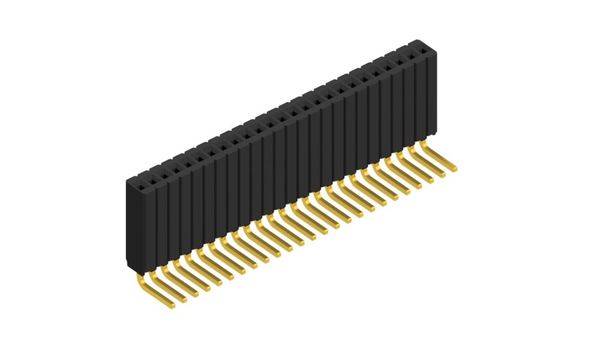 Fischer Elektronik Buchsenleiste (Standard) Anzahl Reihen: 1 10027408 10St.
