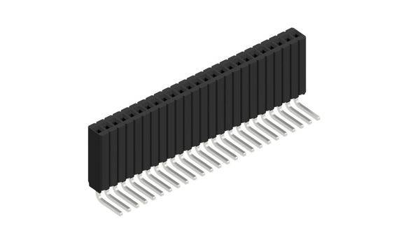 Fischer Elektronik Buchsenleiste (Standard) Anzahl Reihen: 1 10027409 10St.