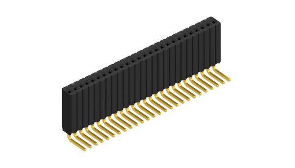 Fischer Elektronik Buchsenleiste (Standard) Anzahl Reihen: 1 10027410 10St.