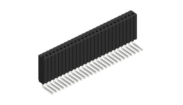 Fischer Elektronik Buchsenleiste (Standard) Anzahl Reihen: 1 10027411 10St.