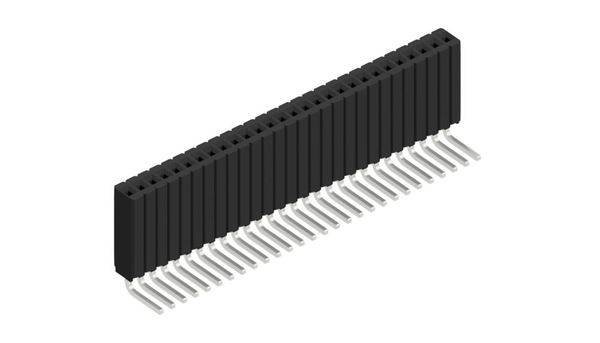 Fischer Elektronik Buchsenleiste (Standard) Anzahl Reihen: 1 10027415 10St.