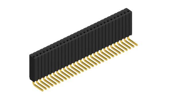 Fischer Elektronik Buchsenleiste (Standard) Anzahl Reihen: 1 10027416 10St.