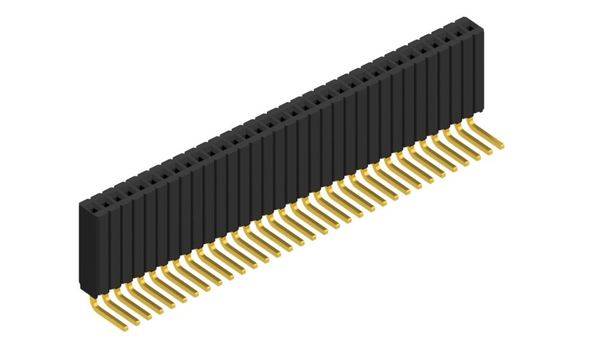 Fischer Elektronik Buchsenleiste (Standard) Anzahl Reihen: 1 10027424 10St.