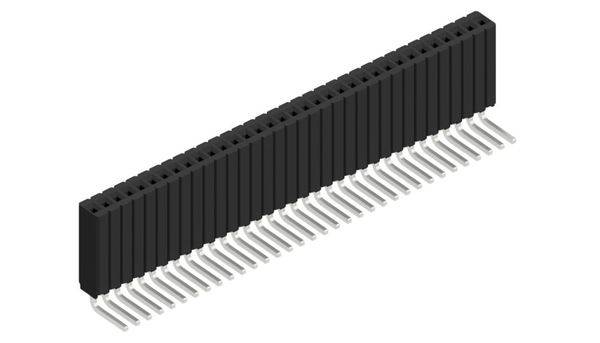 Fischer Elektronik Buchsenleiste (Standard) Anzahl Reihen: 1 10027427 10St.