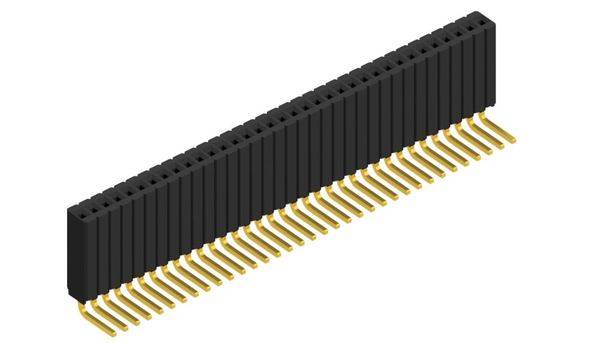 Fischer Elektronik Buchsenleiste (Standard) Anzahl Reihen: 1 10027428 10St.