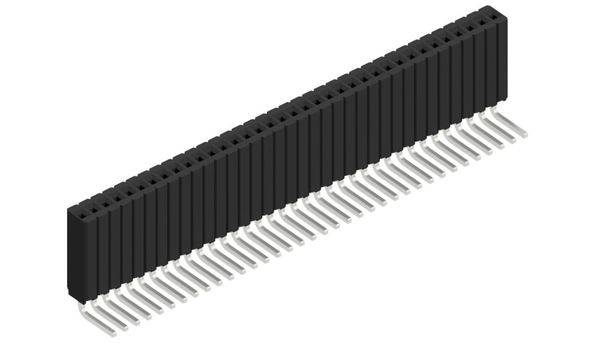 Fischer Elektronik Buchsenleiste (Standard) Anzahl Reihen: 1 10027431 10St.