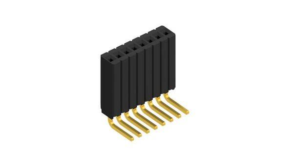 Fischer Elektronik Buchsenleiste (Standard) Anzahl Reihen: 1 10027374 10St.