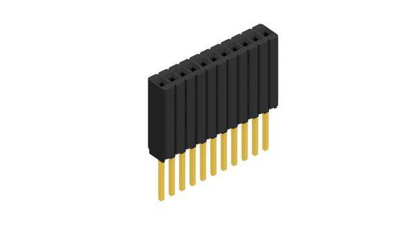 Fischer Elektronik Buchsenleiste (Standard) Anzahl Reihen: 1 10027452 10St.