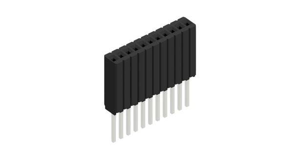 Fischer Elektronik Buchsenleiste (Standard) Anzahl Reihen: 1 10027453 10St.
