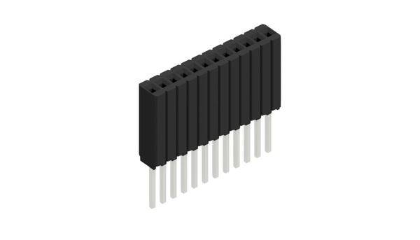 Fischer Elektronik Buchsenleiste (Standard) Anzahl Reihen: 1 10027455 10St.