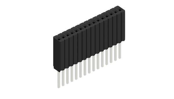 Fischer Elektronik Buchsenleiste (Standard) Anzahl Reihen: 1 10027461 10St.