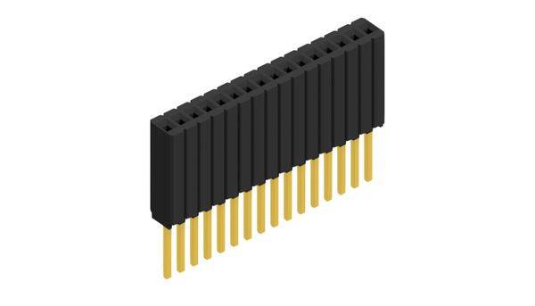 Fischer Elektronik Buchsenleiste (Standard) Anzahl Reihen: 1 10027462 10St.