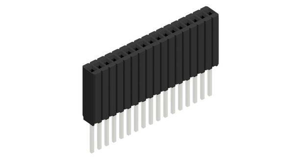 Fischer Elektronik Buchsenleiste (Standard) Anzahl Reihen: 1 10027465 10St.
