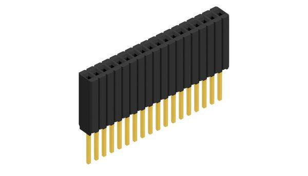 Fischer Elektronik Buchsenleiste (Standard) Anzahl Reihen: 1 10027466 10St.