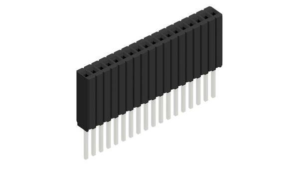 Fischer Elektronik Buchsenleiste (Standard) Anzahl Reihen: 1 10027467 10St.