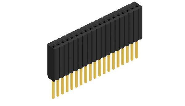 Fischer Elektronik Buchsenleiste (Standard) Anzahl Reihen: 1 10027468 10St.