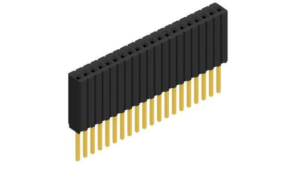 Fischer Elektronik Buchsenleiste (Standard) Anzahl Reihen: 1 10027470 10St.