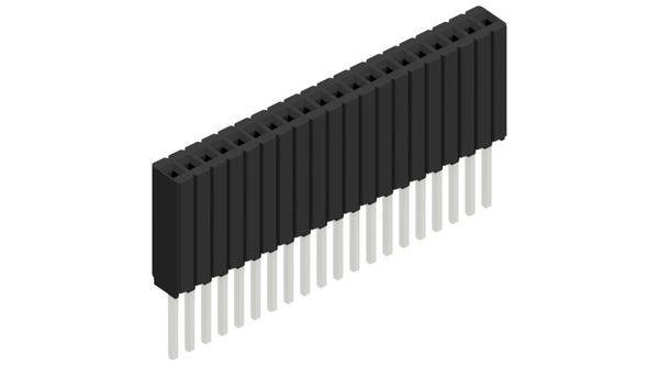 Fischer Elektronik Buchsenleiste (Standard) Anzahl Reihen: 1 10027471 10St.
