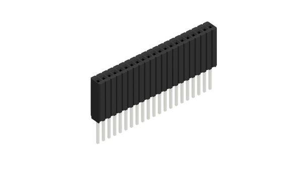 Fischer Elektronik Buchsenleiste (Standard) Anzahl Reihen: 1 10027473 10St.