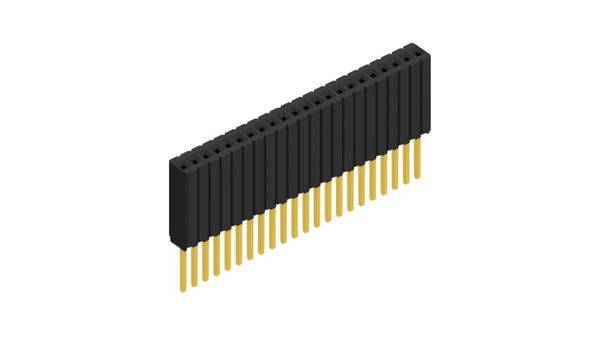 Fischer Elektronik Buchsenleiste (Standard) Anzahl Reihen: 1 10027474 10St.