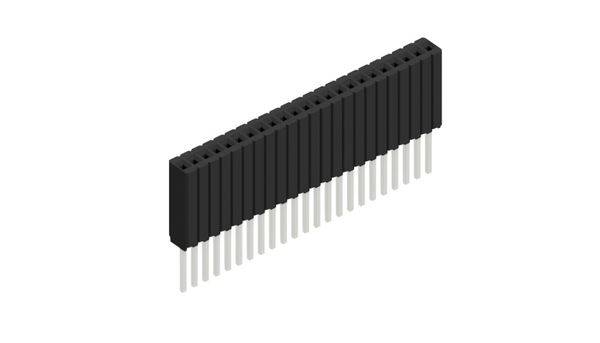 Fischer Elektronik Buchsenleiste (Standard) Anzahl Reihen: 1 10027477 10St.