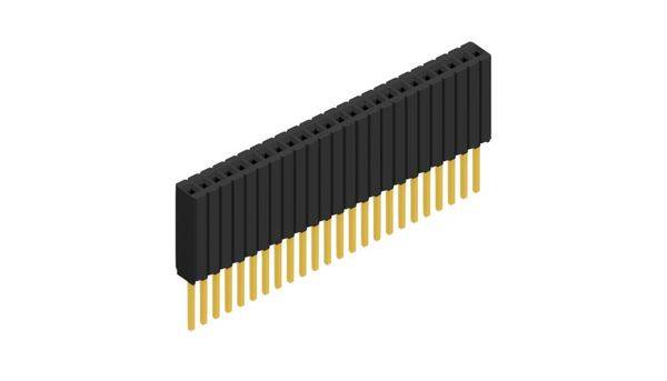 Fischer Elektronik Buchsenleiste (Standard) Anzahl Reihen: 1 10027478 10St.