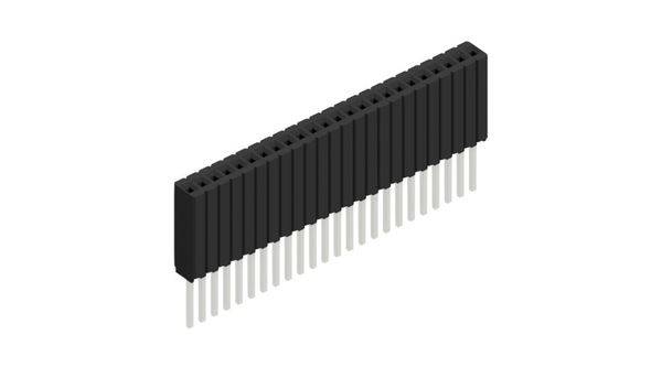 Fischer Elektronik Buchsenleiste (Standard) Anzahl Reihen: 1 10027479 10St.