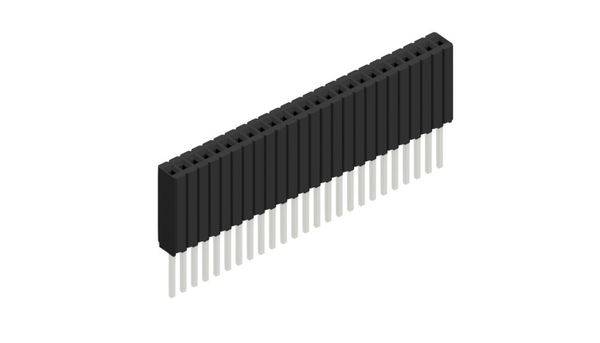 Fischer Elektronik Buchsenleiste (Standard) Anzahl Reihen: 1 10027481 10St.