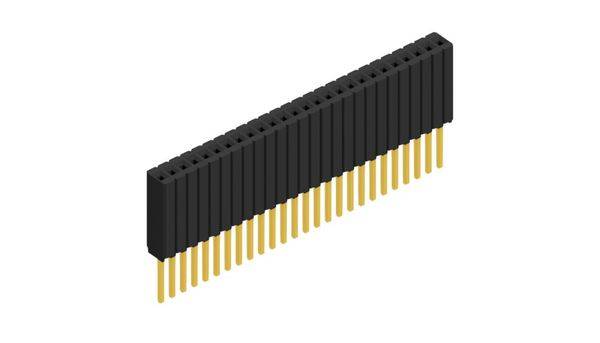 Fischer Elektronik Buchsenleiste (Standard) Anzahl Reihen: 1 10027482 10St.