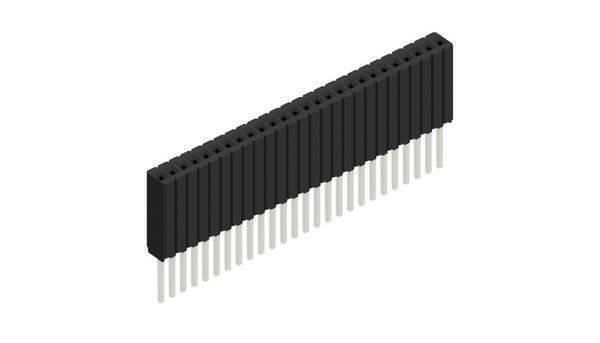 Fischer Elektronik Buchsenleiste (Standard) Anzahl Reihen: 1 10027483 10St.