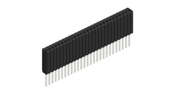 Fischer Elektronik Buchsenleiste (Standard) Anzahl Reihen: 1 10027485 10St.