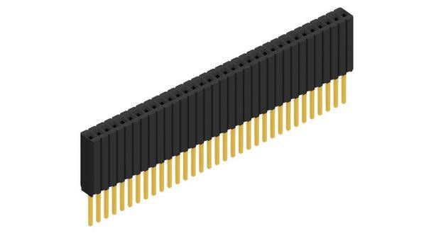Fischer Elektronik Buchsenleiste (Standard) Anzahl Reihen: 1 10027496 10St.