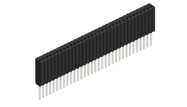Fischer Elektronik Buchsenleiste (Standard) Anzahl Reihen: 1 10027497 10St.