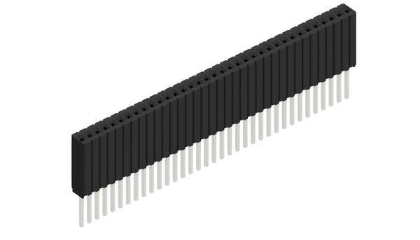 Fischer Elektronik Buchsenleiste (Standard) Anzahl Reihen: 1 10027501 10St.