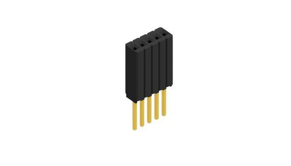 Fischer Elektronik Buchsenleiste (Standard) Anzahl Reihen: 1 10027440 10St.
