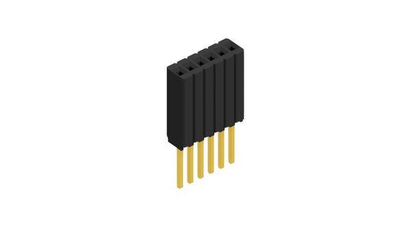 Fischer Elektronik Buchsenleiste (Standard) Anzahl Reihen: 1 10027442 10St.