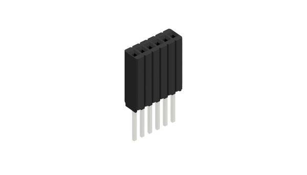 Fischer Elektronik Buchsenleiste (Standard) Anzahl Reihen: 1 10027443 10St.