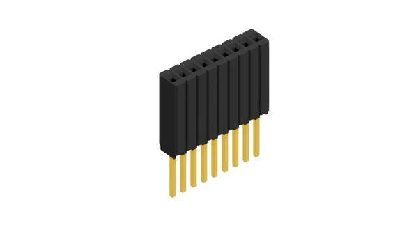 Fischer Elektronik Buchsenleiste (Standard) Anzahl Reihen: 1 10027448 10St.