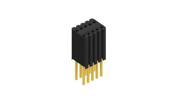 Fischer Elektronik Buchsenleiste (Standard) Anzahl Reihen: 2 10027510 10St.