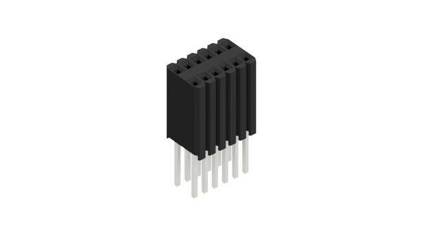Fischer Elektronik Buchsenleiste (Standard) Anzahl Reihen: 2 10027513 10St.