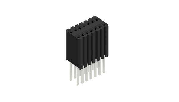 Fischer Elektronik Buchsenleiste (Standard) Anzahl Reihen: 2 10027515 10St.
