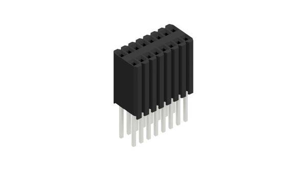 Fischer Elektronik Buchsenleiste (Standard) Anzahl Reihen: 2 10027517 10St.