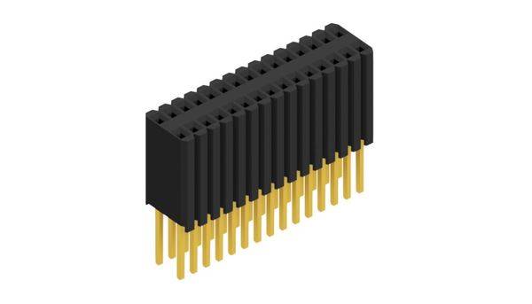 Fischer Elektronik Buchsenleiste (Standard) Anzahl Reihen: 2 10027530 10St.
