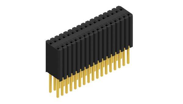 Fischer Elektronik Buchsenleiste (Standard) Anzahl Reihen: 2 10027534 10St.