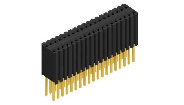 Fischer Elektronik Buchsenleiste (Standard) Anzahl Reihen: 2 10027538 10St.