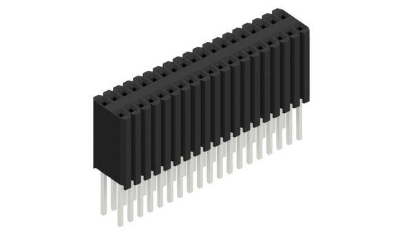 Fischer Elektronik Buchsenleiste (Standard) Anzahl Reihen: 2 10027539 10St.